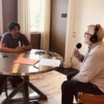 Chef Edward Lee and @flavorsunknown podcast recording