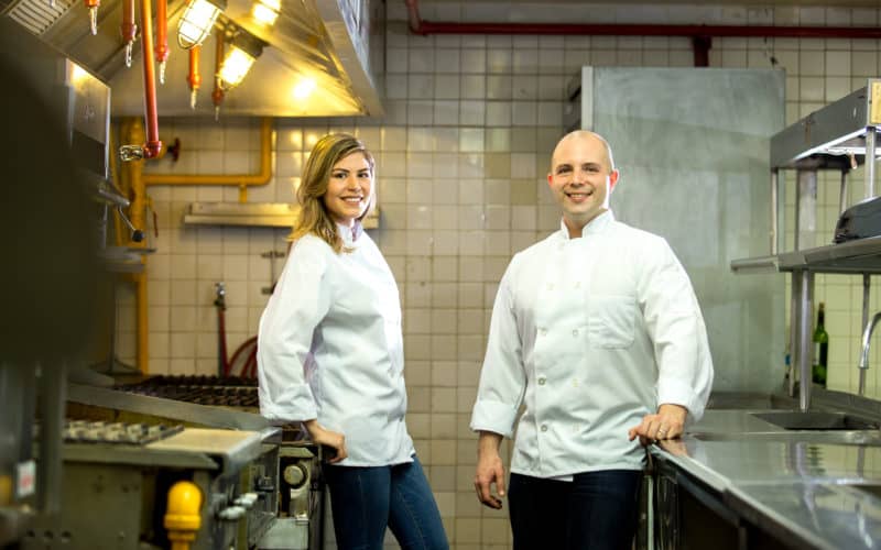 Chefs Sayat and Laura Ozyilmaz