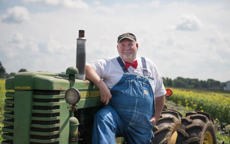 Farmer Lee Jones on The Chef's Garden Farm