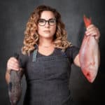 Chef Leia Gaccione portrait © Ira L. Black