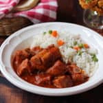 Mely Martinez - Pork in Chile Morita with Rice