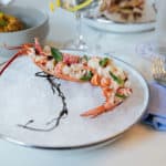 Kombu Poached Lobster, Pear, Lime from Chef Shamil Velazquez