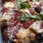 Grandma style pan pizza