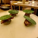 Aged duck nigiris @ Llama San