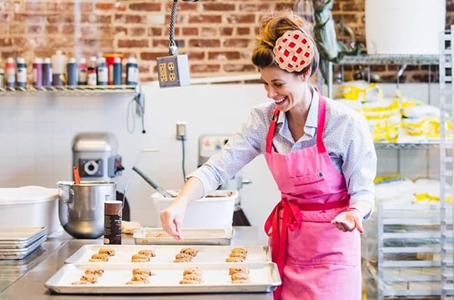 Kat Gordon in Muddy’s Bakeshop