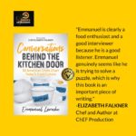 Elizabeth Falkner's Endorsement book Conversations Behind The Kitchen Door