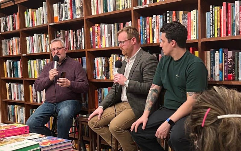 Chefs Matt Conroy and Opie Crooks atBold Fork Books