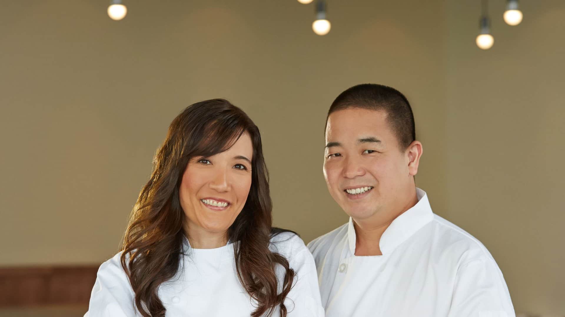 Chefs Wade and Michelle Ueoka from MW Restaurant